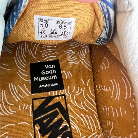 NEW Vans Limited Edition Old Skool Vincent Van Gogh Sneakers - Picture 8 of 11